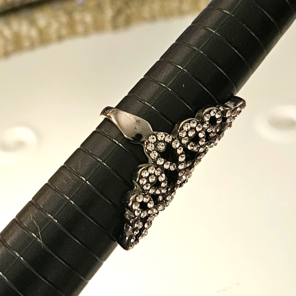 Sparkling Rhinestone Filagree Ring - Picture 5 of 6